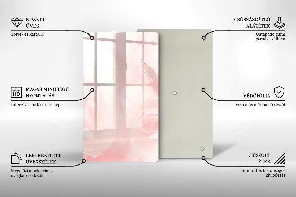 Kryt na sporák Pozadie pastelových ruží