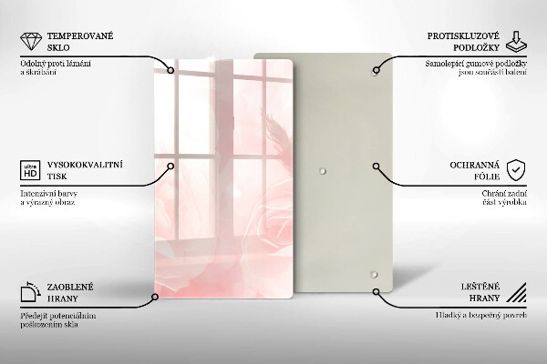 Kryt na sporák Pozadie pastelových ruží