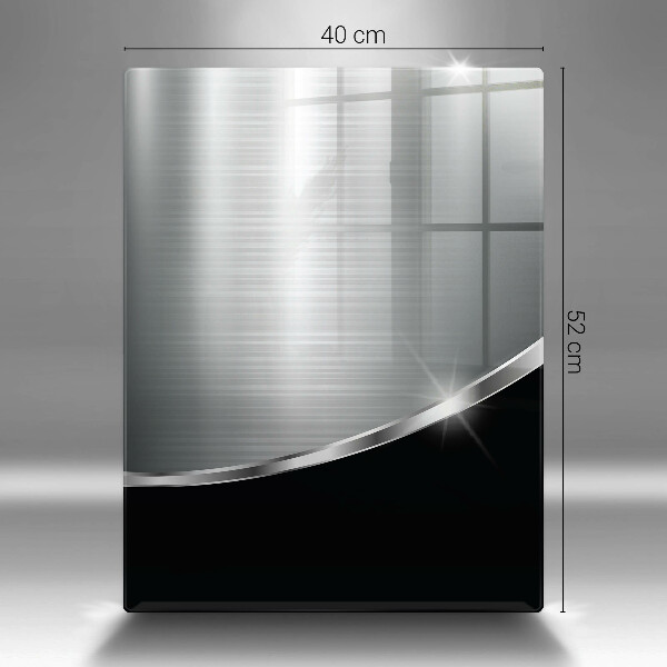 Kryt na sporák Abstrakcia s kovom