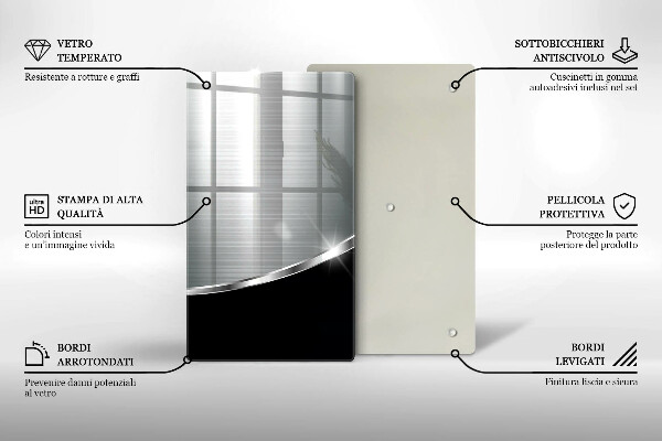 Kryt na sporák Abstrakcia s kovom
