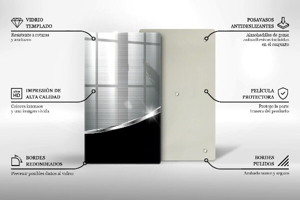 Kryt na sporák Abstrakcia s kovom