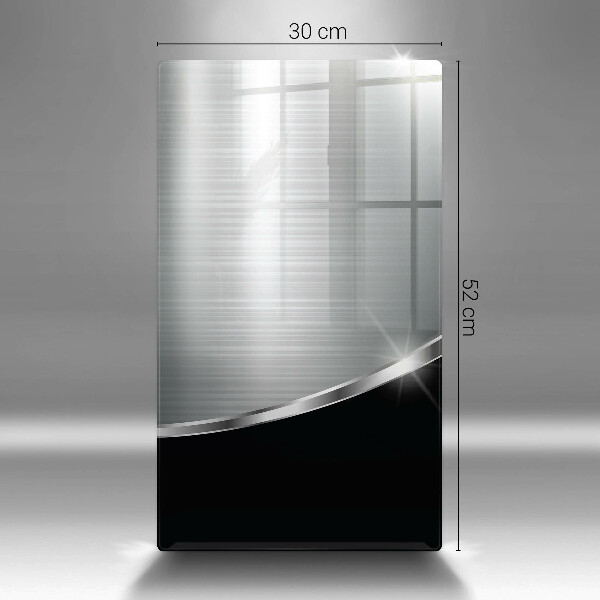 Kryt na sporák Abstrakcia s kovom