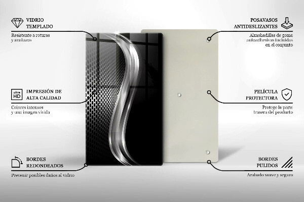 Kryt na indukčnú dosku Kovová konštrukcia