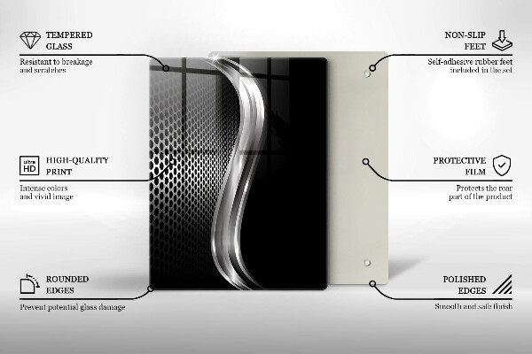 Kryt na indukčnú dosku Kovová konštrukcia
