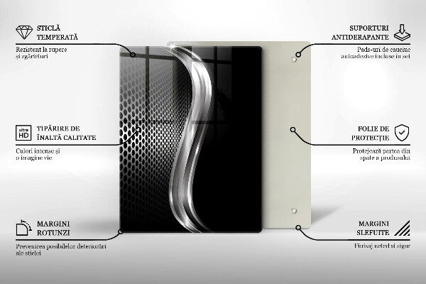 Kryt na indukčnú dosku Kovová konštrukcia