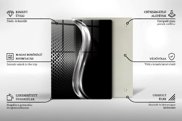 Kryt na indukčnú dosku Kovová konštrukcia