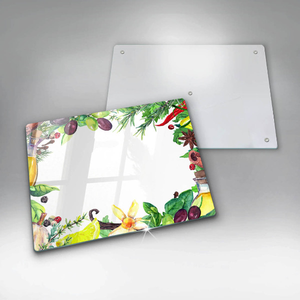 Kryt na plynový sporák Maľované jedlo