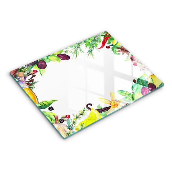 Kryt na plynový sporák Maľované jedlo