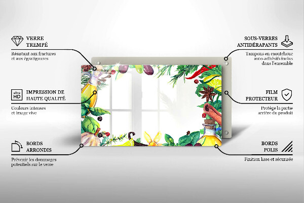 Kryt na plynový sporák Maľované jedlo