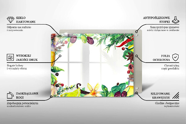 Kryt na plynový sporák Maľované jedlo