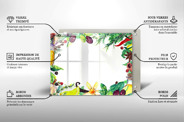 Kryt na plynový sporák Maľované jedlo