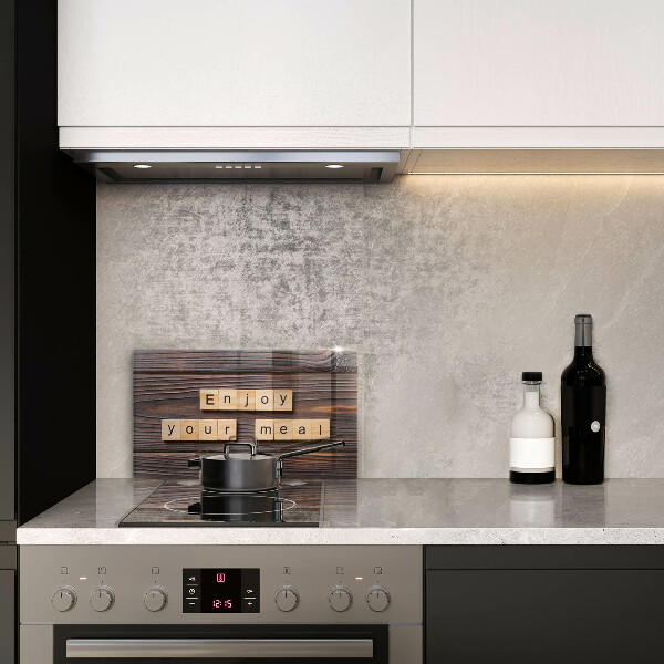 Kryt na plynový sporák Enjoy your meal