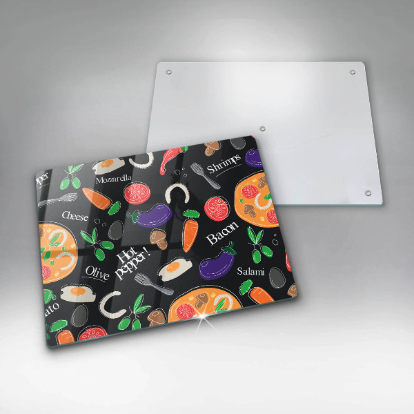 Kryt na plynový sporák Jedlo ilustrácie