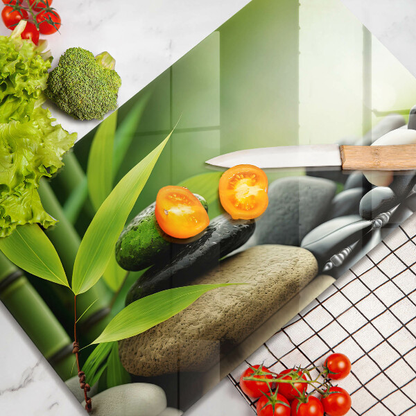 Kryt na plynový sporák Zen bambusové kamene