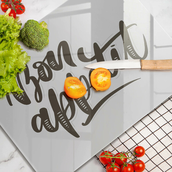 Kryt na plynový sporák Bon Appetit nápis