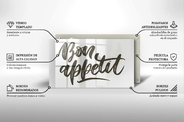 Kryt na plynový sporák Bon Appetit nápis