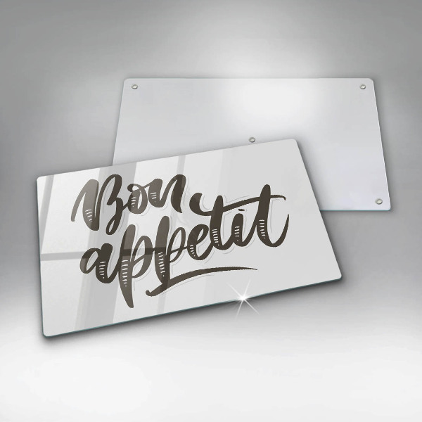Kryt na plynový sporák Bon Appetit nápis