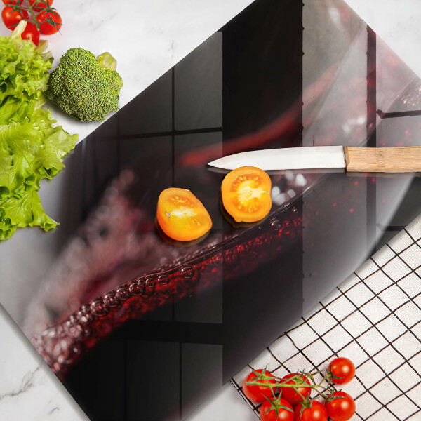 Kryt na plynový sporák Červené víno v pohári