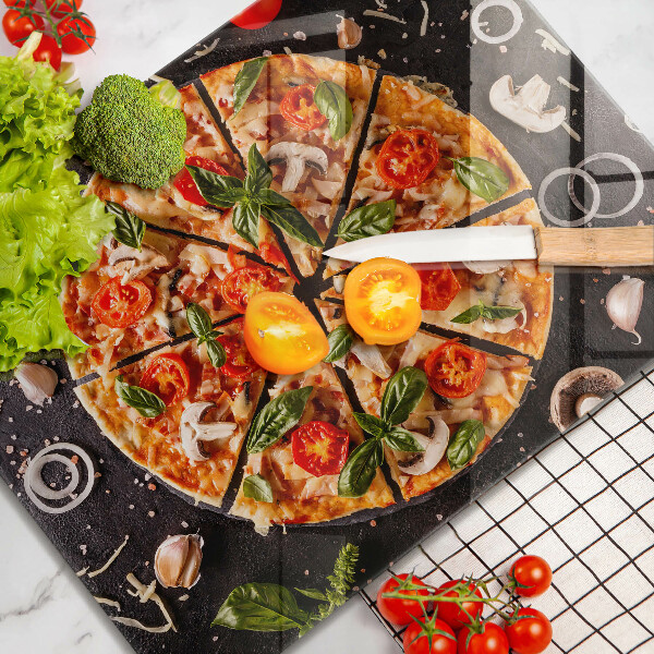 Kryt na plynový sporák Pizza s hubami