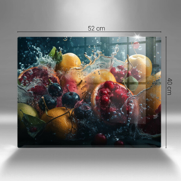 Kryt na plynový sporák Ovocie vo vode