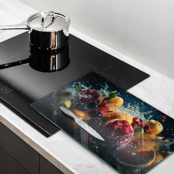 Kryt na plynový sporák Ovocie vo vode