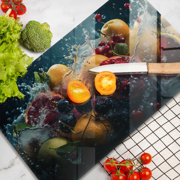 Kryt na plynový sporák Ovocie vo vode