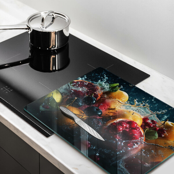 Kryt na plynový sporák Ovocie vo vode