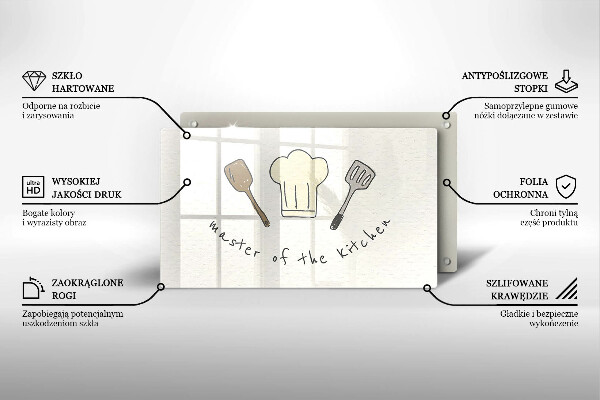 Kryt na plynový sporák Master of the Kitchen