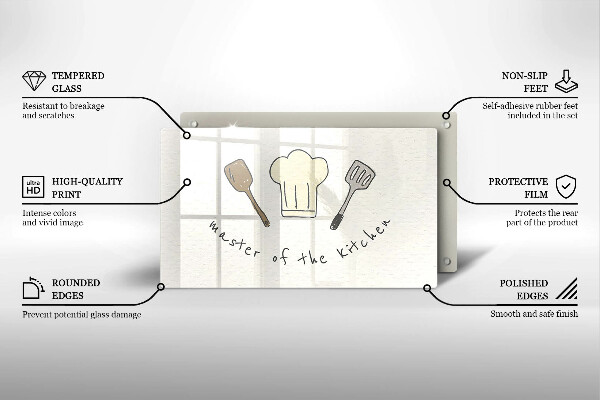 Kryt na plynový sporák Master of the Kitchen