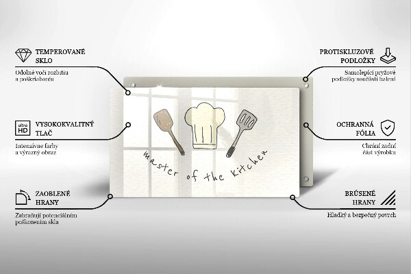 Kryt na plynový sporák Master of the Kitchen