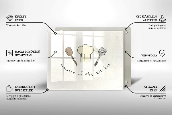 Kryt na plynový sporák Master of the Kitchen