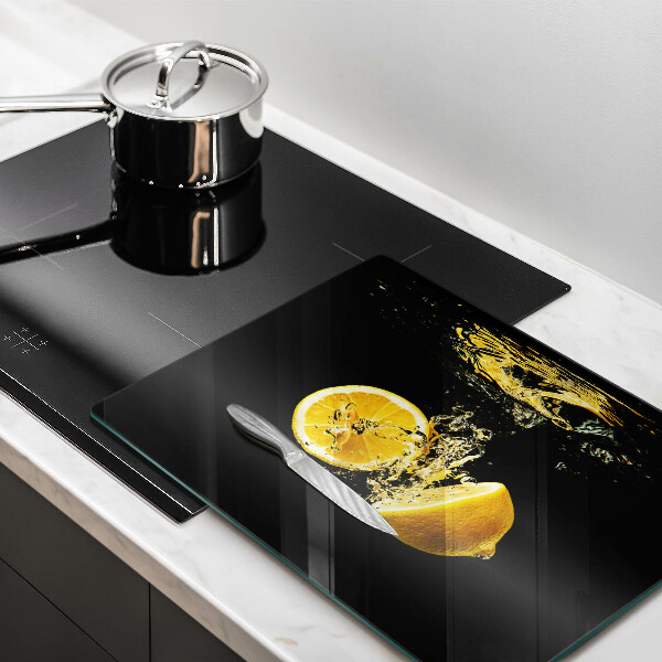 Krycia doska na sklokeramickú varnú dosku Šťavnaté citrónové ovocie
