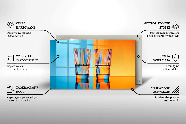 Kryt na plynový sporák Dva poháre vody