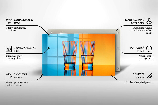 Kryt na plynový sporák Dva poháre vody