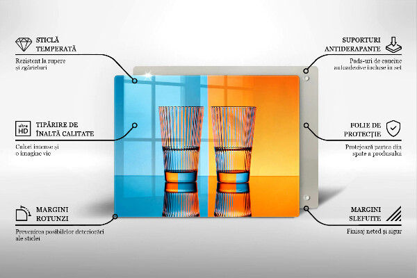 Kryt na plynový sporák Dva poháre vody