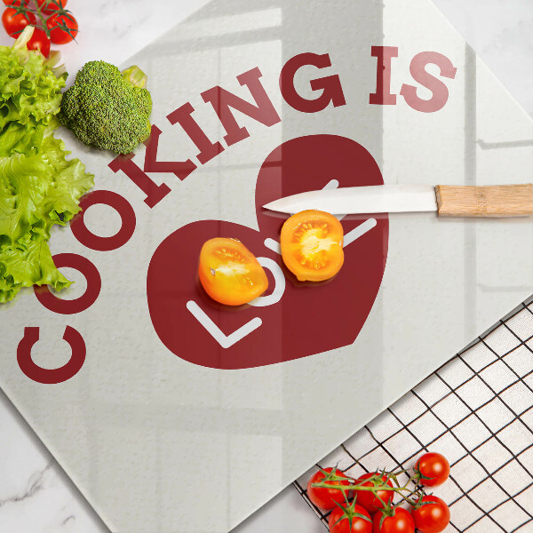 Kryt na plynový sporák Cooking is love