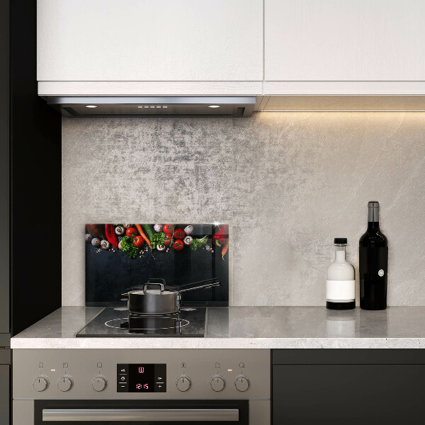 Kryt na plynový sporák Farebná zelenina