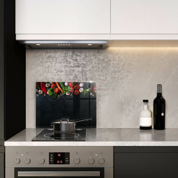 Kryt na plynový sporák Farebná zelenina