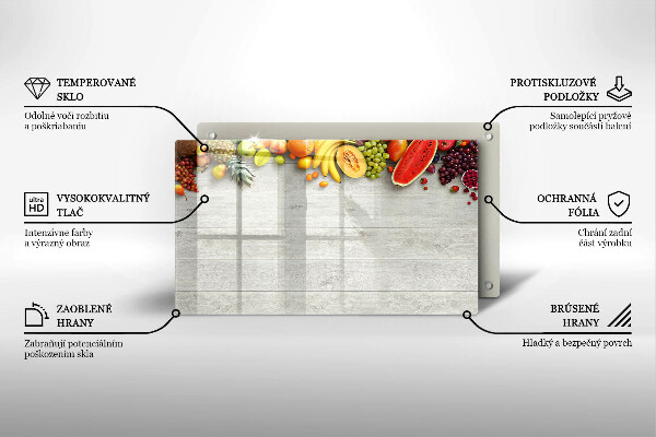 Kryt na plynový sporák Ovocie na doskách