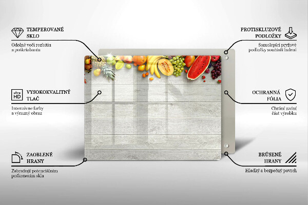 Kryt na plynový sporák Ovocie na doskách