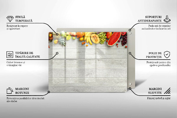 Kryt na plynový sporák Ovocie na doskách