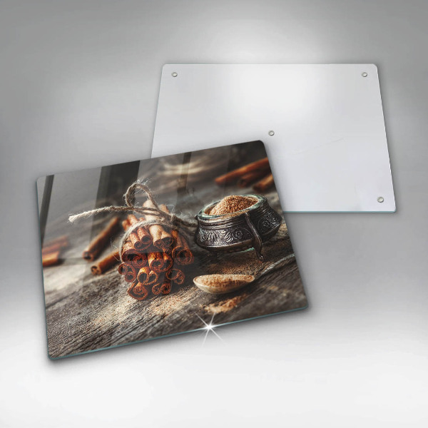 Sklenený kryt za sporák Vanilkové struky