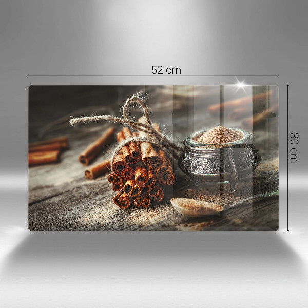 Sklenený kryt za sporák Vanilkové struky