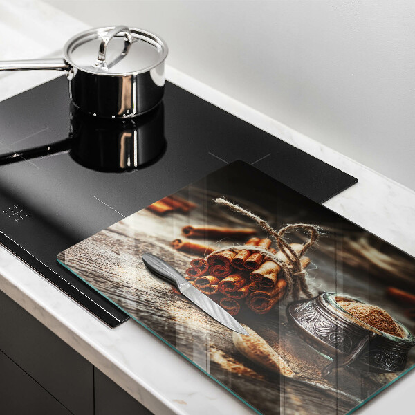 Sklenený kryt za sporák Vanilkové struky