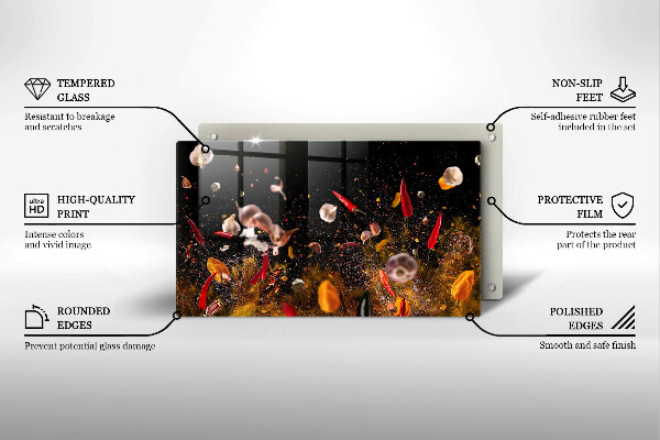 Kryt na plynový sporák Horúce korenie