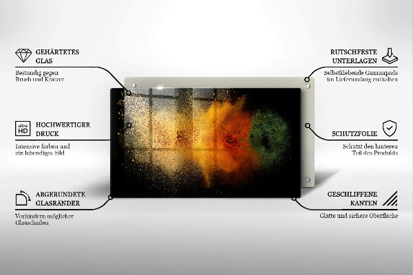Kryt na plynový sporák Farebné korenie