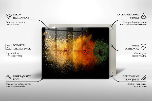 Kryt na plynový sporák Farebné korenie