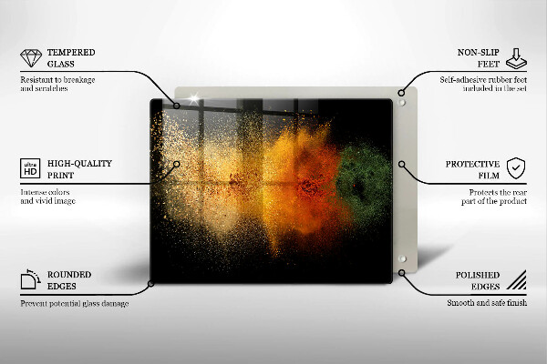 Kryt na plynový sporák Farebné korenie