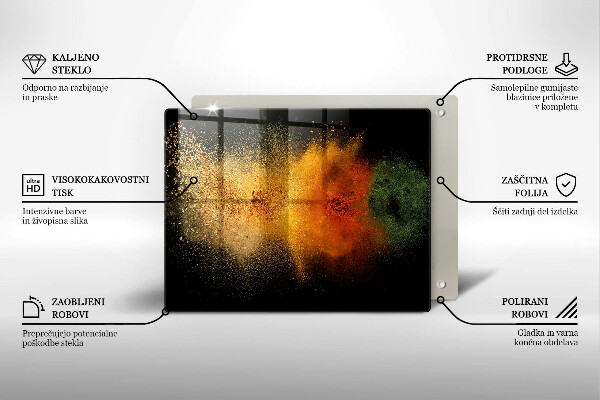 Kryt na plynový sporák Farebné korenie