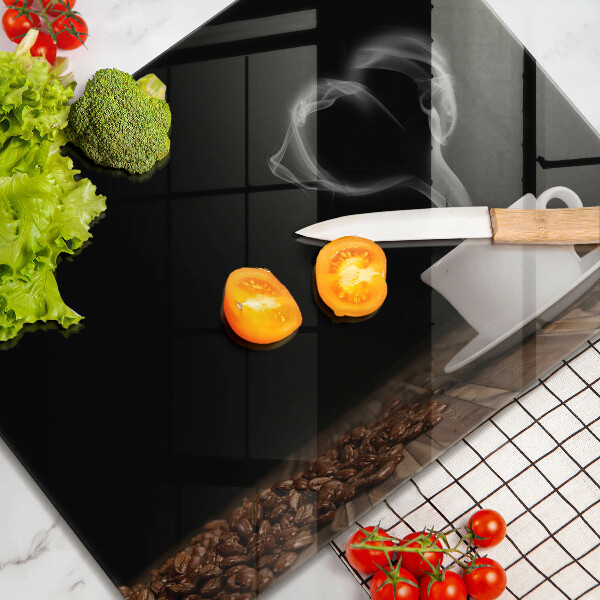 Kryt na plynový sporák Srdce šálky kávy